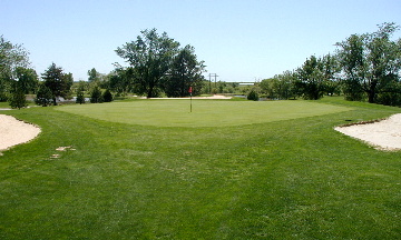 Hole 2  greens